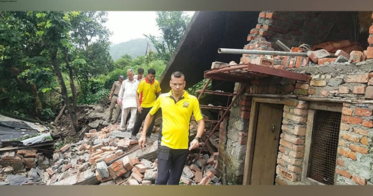 Uttarakhand landslide: SDRF commandant inspects relief operations in Jakhan village